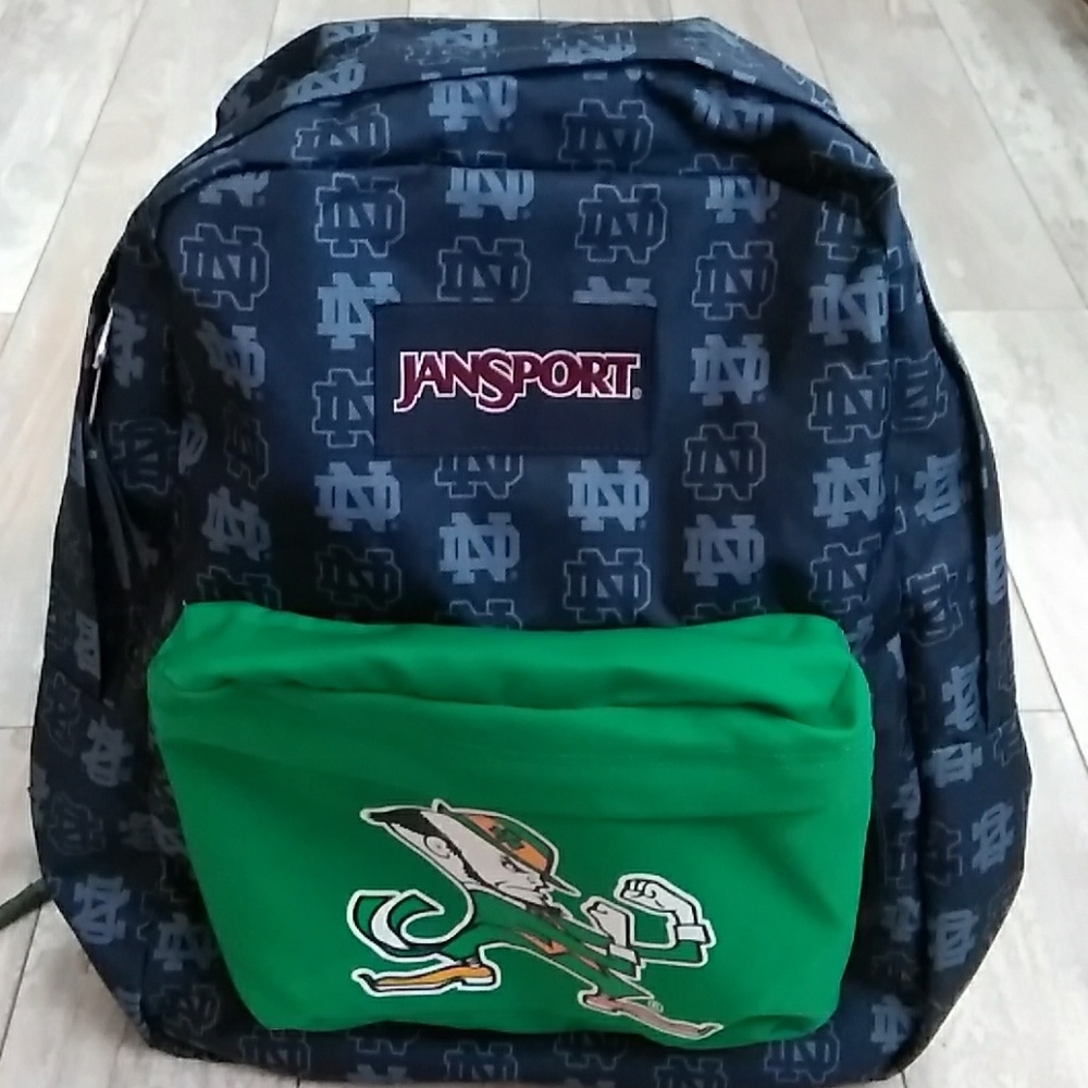 Note Dame Fighting Irish Backpack Bookbag